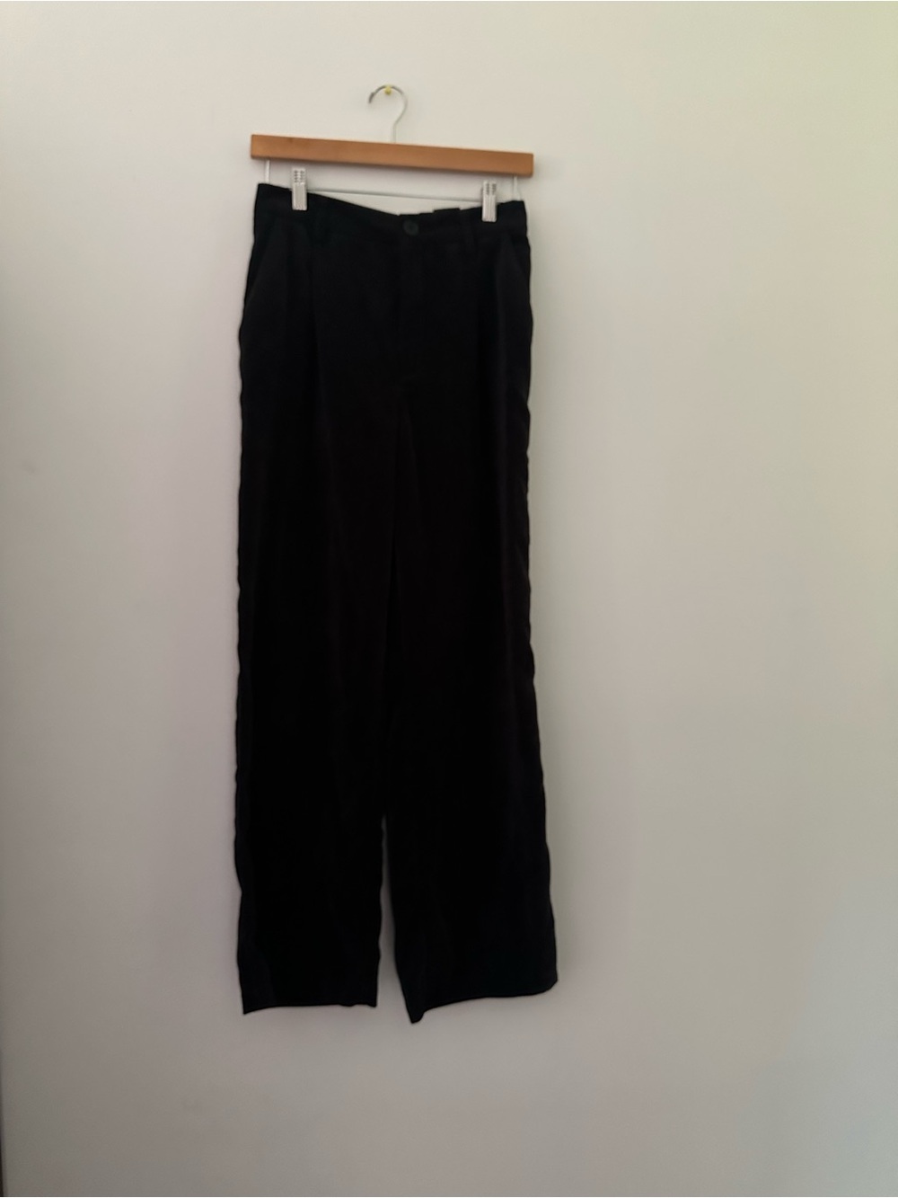 Divided Black Men's Wide-Leg Dress Pants